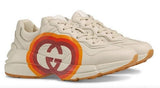 Rhyton Sneakers with Interlocking G and Heart