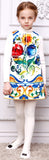 'Majolica' Tile Printed Mother & Daughter Matching Dresses - DESIGNER INSPIRED FASHIONS