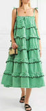 Gingham Ruffled Sundress