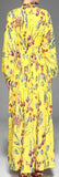 Vegetable Print Maxi Dress