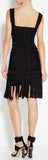 'Carley' Fringed Dress, Black - DESIGNER INSPIRED FASHIONS
