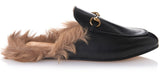 Princetown Horsebit Fur-Lined Leather Loafer-Slippers - (Pink, Red, Black) - DESIGNER INSPIRED FASHIONS