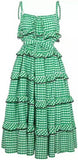 Gingham Ruffled Sundress