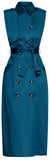 Sleeveless Trench Dress