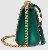Padlock Pearl Studded Leather Shoulder Bag - (Various colors to choose from) - DESIGNER INSPIRED FASHIONS
