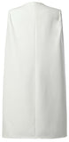 Double-Breasted Cape Blazer-Dress