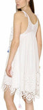 Butterfly Tulle Lace Dress in White - DESIGNER INSPIRED FASHIONS