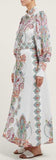 'Ninety-Six' Paisley-Print White Shirt-Dress