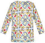 Tile Print Jacket & Dress Set - DESIGNER INSPIRED FASHIONS