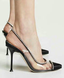 Milani Diamond Slingback Pumps