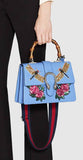 Dionysus Embroidered Leather Top Handle Bag - DESIGNER INSPIRED FASHIONS