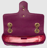 GG Marmont Embroidered Velvet Mini Bag
