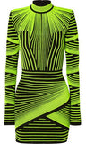 Neon Stretch Mini Dress