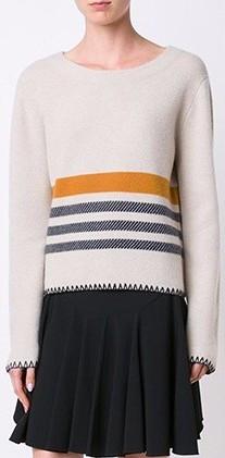 Striped Knit Sweater - DESIGNER INSPIRED FASHIONS