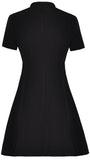 Black Fit and Flare Dress