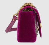 GG Marmont Embroidered Velvet Mini Bag