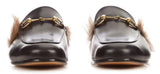 Princetown Horsebit Fur-Lined Leather Loafer-Slippers - (Pink, Red, Black) - DESIGNER INSPIRED FASHIONS