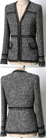 Charcoal Tweed Jacket