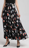 Sacred Heart Printed Maxi Skirt