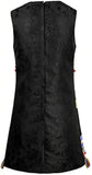 Embellished Fringed Mini Dress