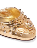 Embellished Metallic Leather Pumps | DESIGNER INSPIRED FASHIONS