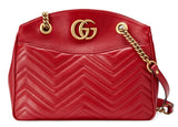 GG Marmont 2.0 Medium Quilted Shoulder Bag - (White, Red, Black) - DESIGNER INSPIRED FASHIONS