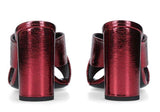 Metallic 'Lou Lou' Mules - Black, Red, Gold | DESIGNER INSPIRED FASHIONS