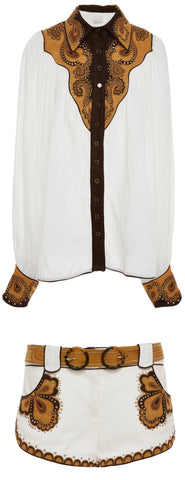 'Zippy Dandy' Button up Shirt and Short Set