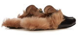 Princetown Horsebit Fur-Lined Leather Loafer-Slippers - (Pink, Red, Black) - DESIGNER INSPIRED FASHIONS