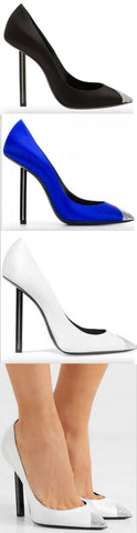 Tower 110 Satin Pumps - Black, Blue, White
