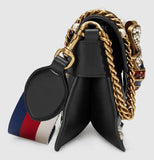 'Broadway' Leather Mini Clutch Bag, Black - DESIGNER INSPIRED FASHIONS