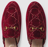 Princetown GG Velvet Slipper