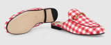 Princetown Check Fabric Slipper