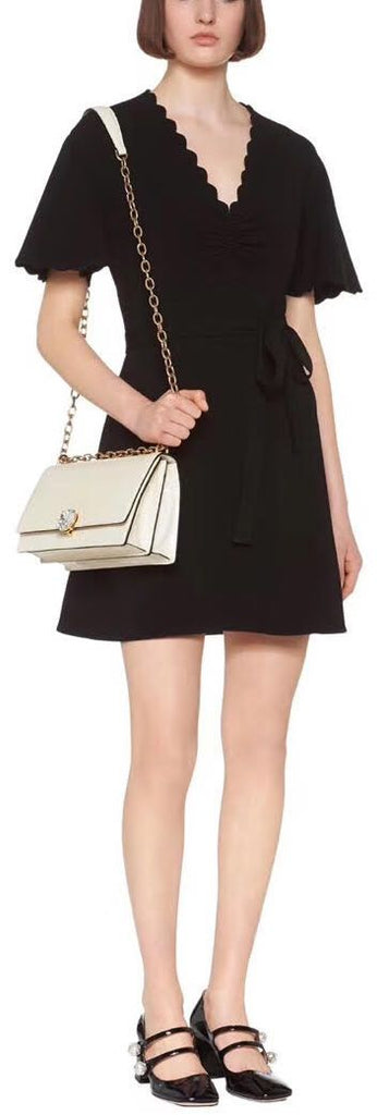 Faille Cady Dress, Black