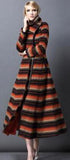 Long Cashmere & Wool Coat - (Red, Blue, Beige, Multi) - DESIGNER INSPIRED FASHIONS
