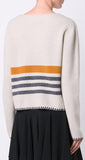 Striped Knit Sweater - DESIGNER INSPIRED FASHIONS