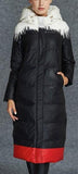 Color Contrast Puffer Down Coat - DESIGNER INSPIRED FASHIONS