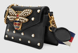 'Broadway' Leather Mini Clutch Bag, Black - DESIGNER INSPIRED FASHIONS