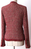 Fringed Tweed Jacket