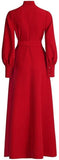 Long Red Robe-Dress