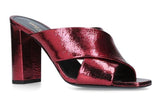 Metallic 'Lou Lou' Mules - Black, Red, Gold | DESIGNER INSPIRED FASHIONS