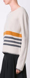 Striped Knit Sweater - DESIGNER INSPIRED FASHIONS