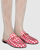 Princetown Check Fabric Slipper