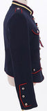 Color-Contrast Military Jacket