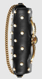 'Broadway' Leather Mini Clutch Bag, Black - DESIGNER INSPIRED FASHIONS