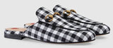 Princetown Check Fabric Slipper