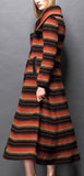 Long Cashmere & Wool Coat - (Red, Blue, Beige, Multi) - DESIGNER INSPIRED FASHIONS