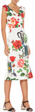 Printed V-Neck Dress