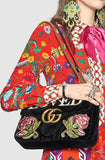 'GG' Marmont Embroidered Velvet Bag - DESIGNER INSPIRED FASHIONS