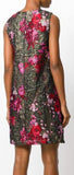 Floral Brocade Jacquard Mini Dress